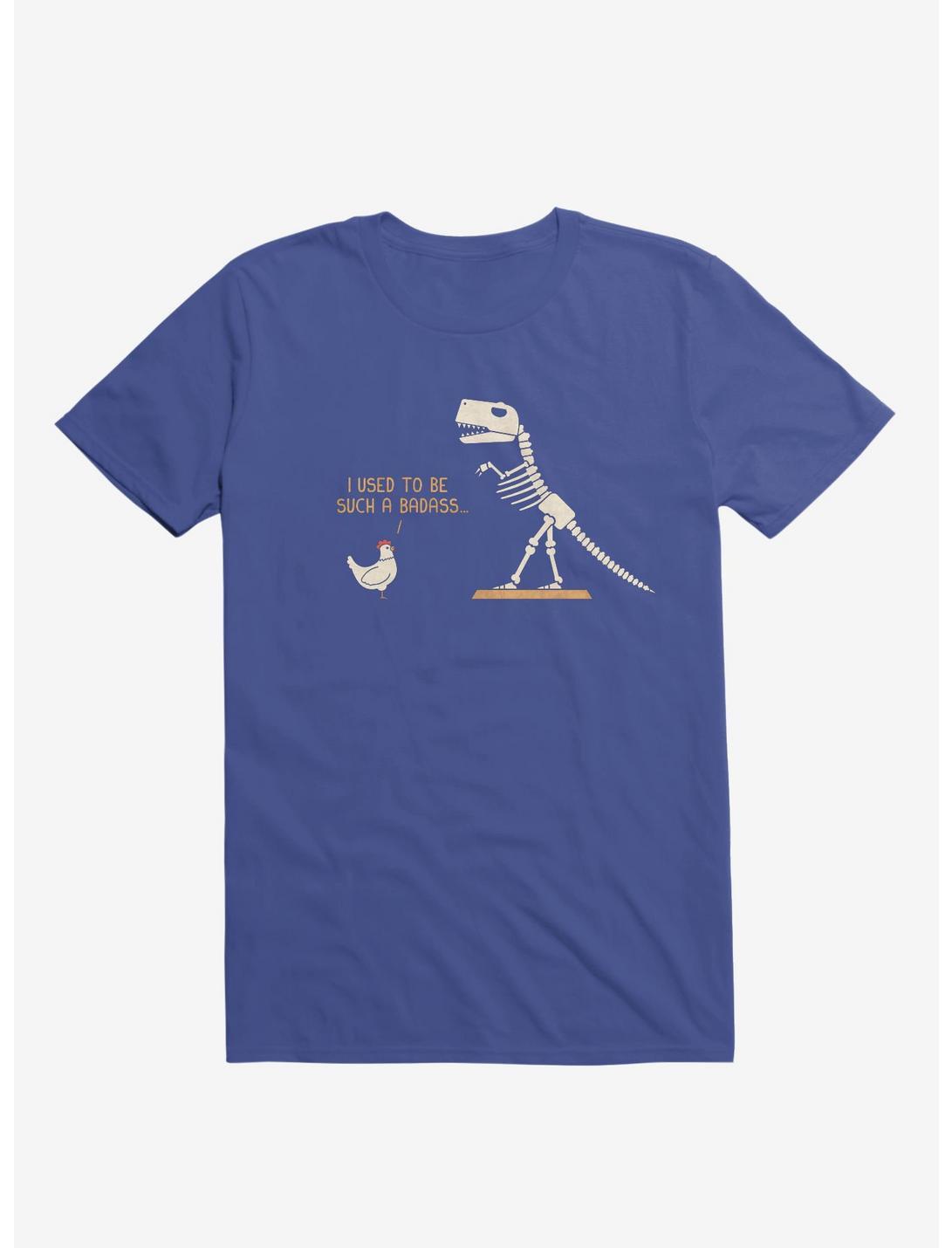 Chicken I Used To Be Bad... Royal Blue T-Shirt