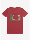 We're Into Cryptocurrency! Mythical Creatures Red T-Shirt