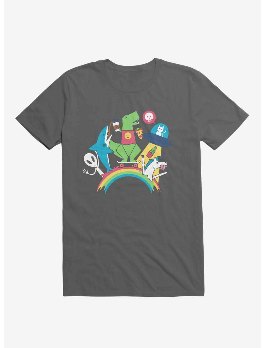FTW Rainbow Party Charcoal Grey T-Shirt