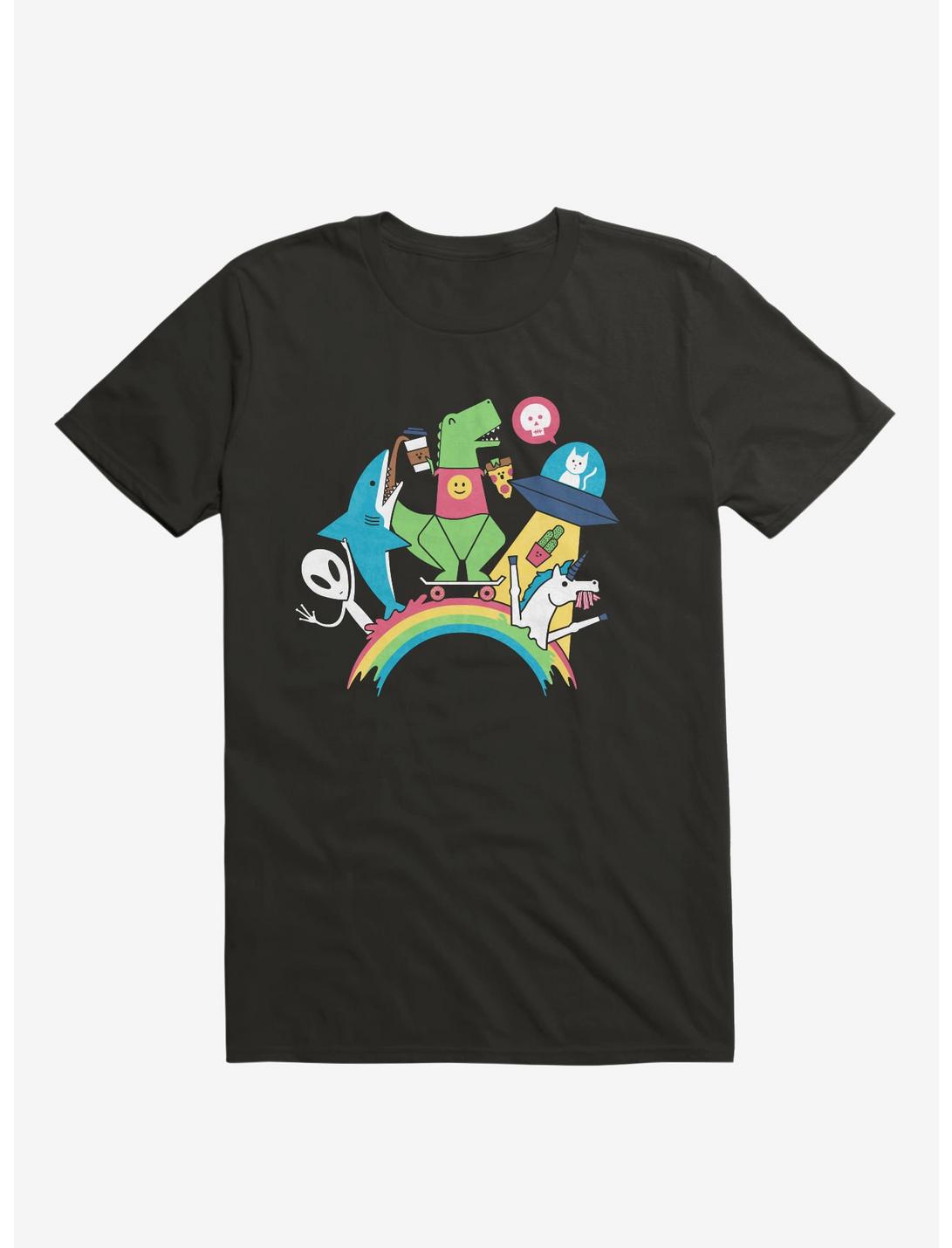 FTW Rainbow Party Black T-Shirt