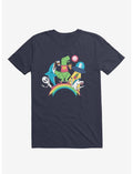FTW Rainbow Party Navy Blue T-Shirt