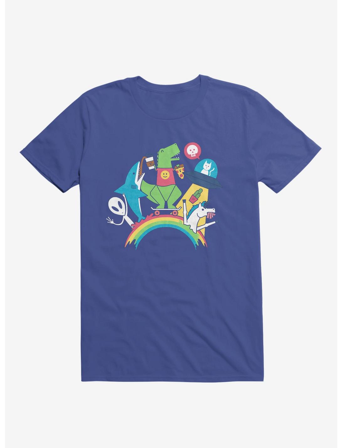 FTW Rainbow Party Royal Blue T-Shirt