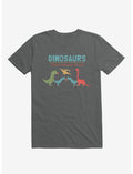 Fact Dinosaurs They'd Probably Kill You! Charcoal Grey T-Shirt
