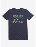 Fact Dinosaurs They'd Probably Kill You! Navy Blue T-Shirt