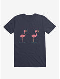 Know Your Birds A Flamingo Or Sunburned Swan Navy Blue T-Shirt