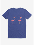 Know Your Birds A Flamingo Or Sunburned Swan Royal Blue T-Shirt