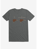 Know Your Birds A Kiwi Or Bird Roasting Marshmallow Charcoal Grey T-Shirt