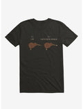 Know Your Birds A Kiwi Or Bird Roasting Marshmallow Black T-Shirt