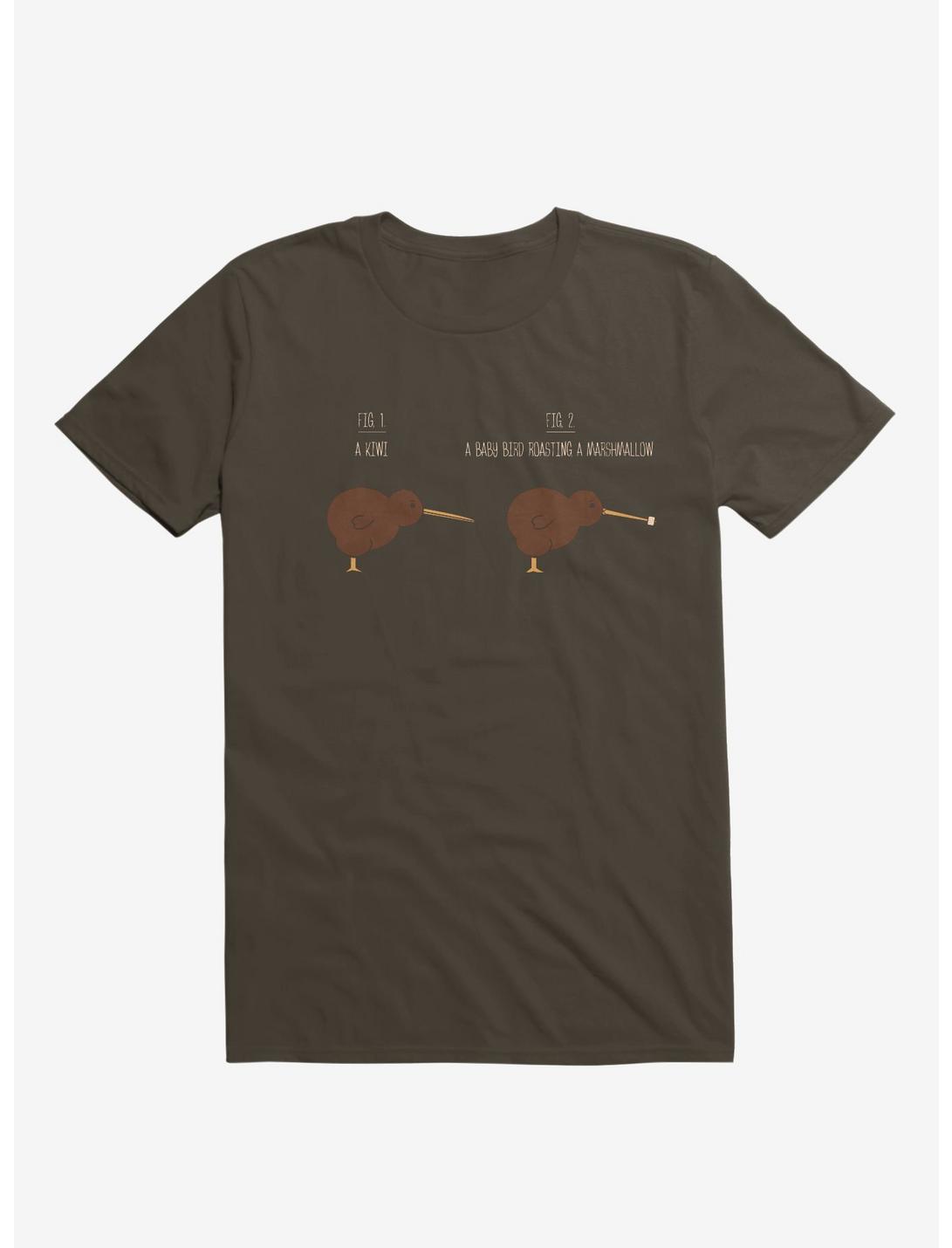 Know Your Birds A Kiwi Or Bird Roasting Marshmallow T-Shirt