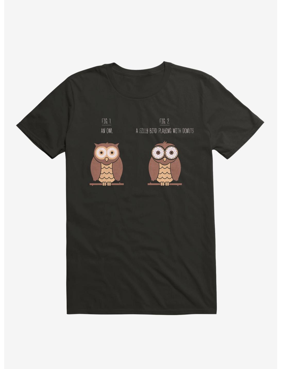 Know Your Birds An Owl Or Donut Eye Bird Black T-Shirt