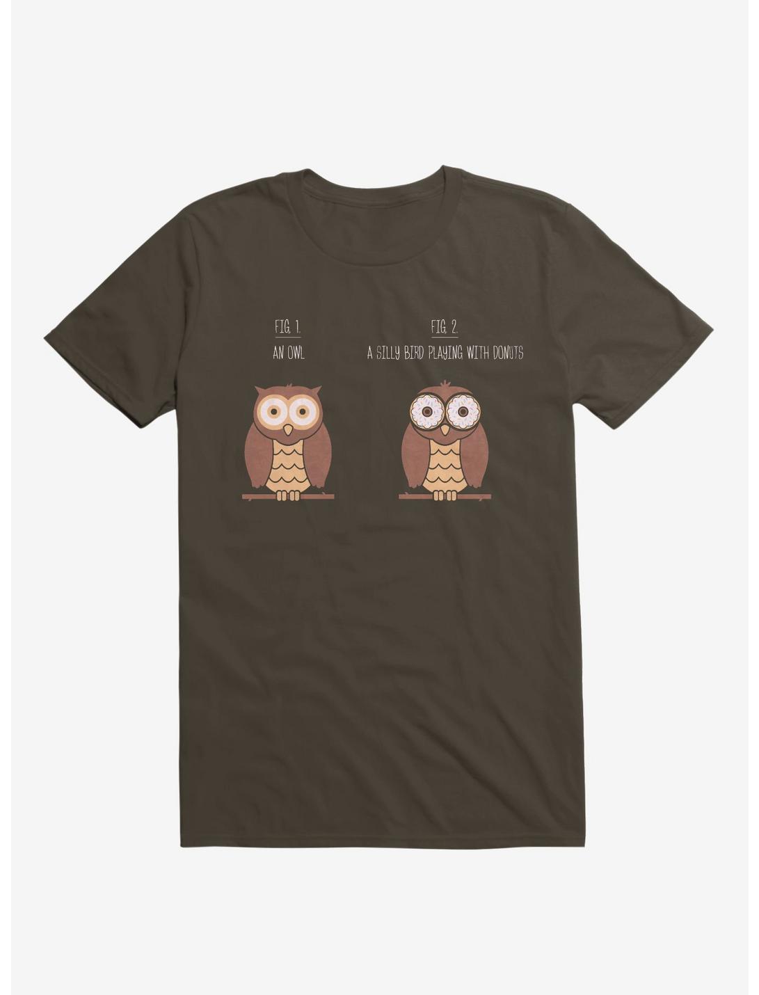Know Your Birds An Owl Or Donut Eye Bird Brown T-Shirt