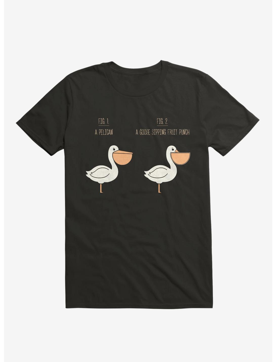 Know Your Birds A Pelican Or A Goose Black T-Shirt