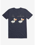 Know Your Birds A Pelican Or A Goose Navy Blue T-Shirt