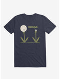 Mind Blown... Dandelion Navy Blue T-Shirt