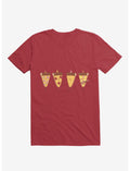 Pizza Slice Party Red T-Shirt