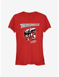 Disney Pixar The Incredibles Superheroes Girls T-Shirt