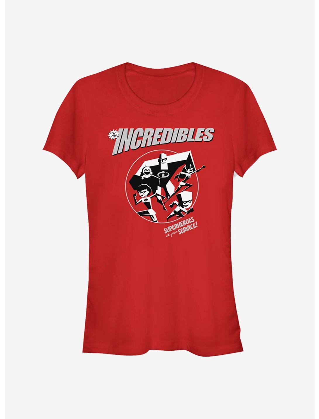 Disney Pixar The Incredibles Superheroes Girls T-Shirt