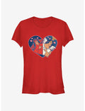 Disney The Emperor's New Groove Kronk Angel & Devil Heart Girls T-Shirt