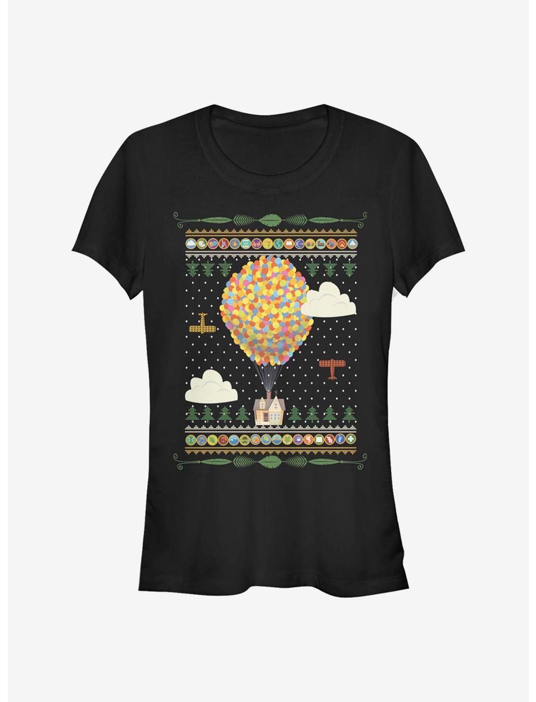 Disney Pixar Up Ugly Holiday Sweater Girls T-Shirt