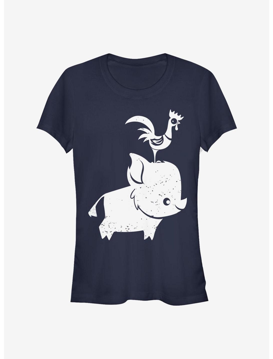 Disney Moana Pua And Hei Hei Girls T-Shirt