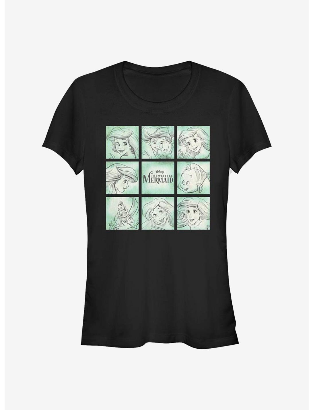 Disney The Little Mermaid Sketches Girls T-Shirt