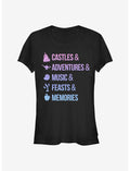Disney Princess Just Disney Princess Things Girls T-Shirt