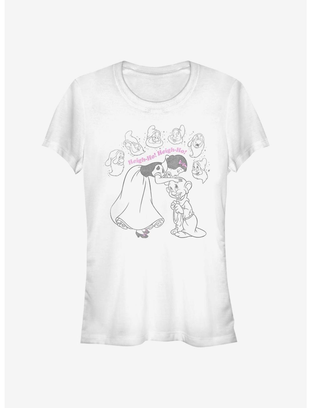 Disney Snow White And The Seven Dwarfs Heigh-Ho Girls T-Shirt