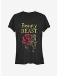 Disney Beauty And The Beast Rose Girls T-Shirt