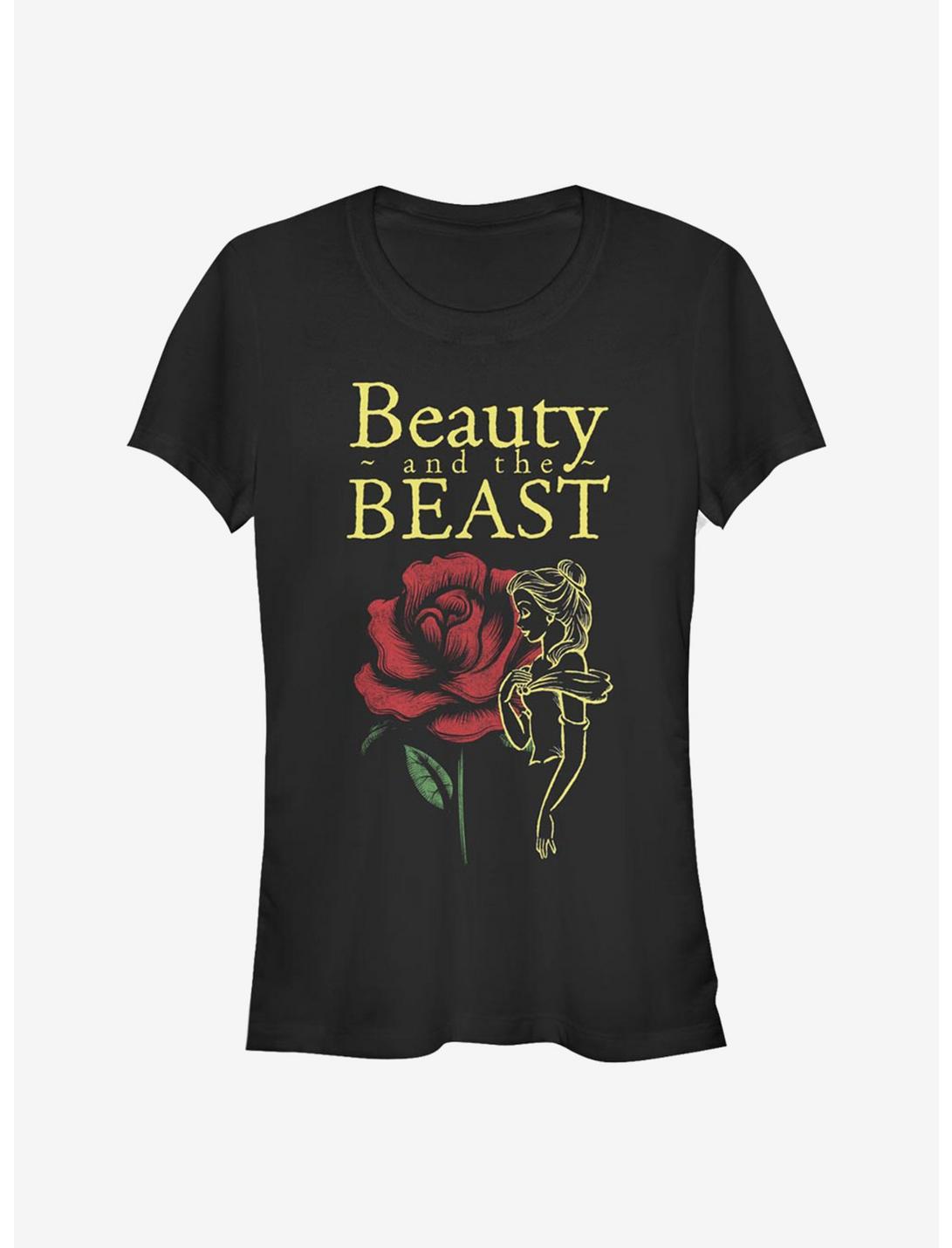 Disney Beauty And The Beast Rose Girls T-Shirt
