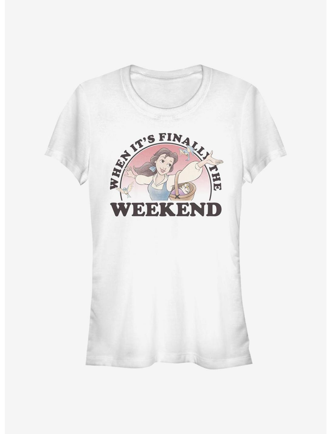 Disney Beauty And The Beast Weekend Belle Girls T-Shirt