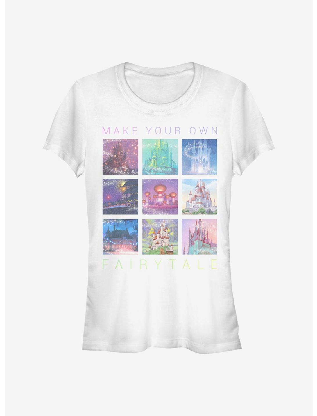 Disney Princess Castles In Disney Princess Movies Girls T-Shirt
