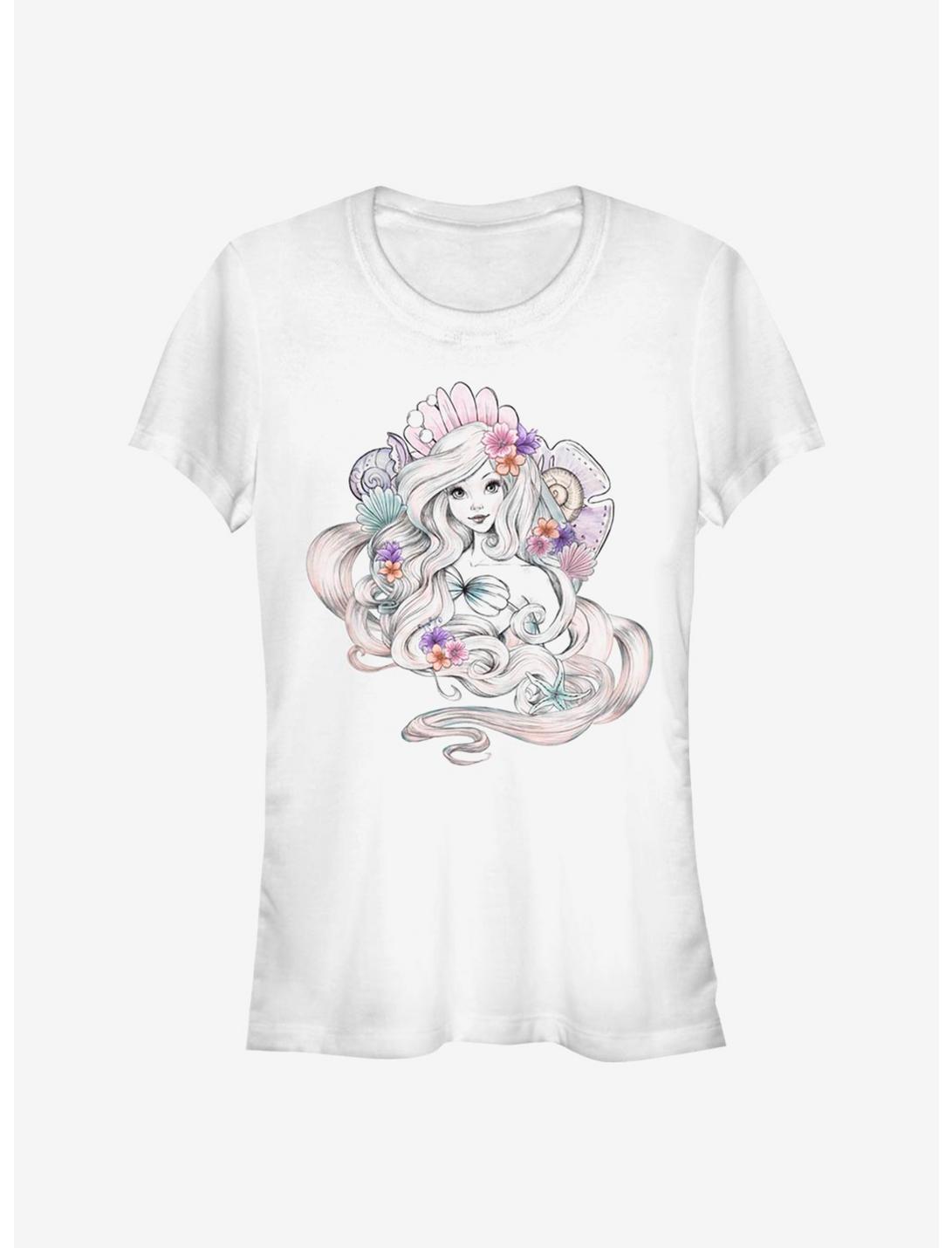 Disney The Little Mermaid Shells Girls T-Shirt