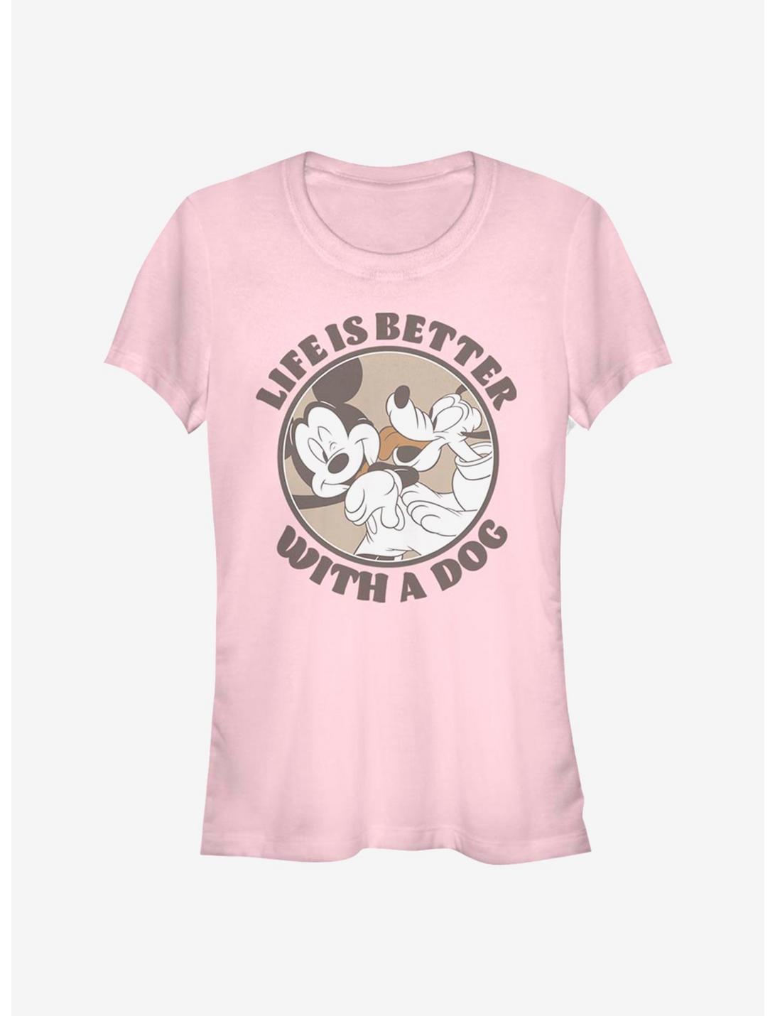 Disney Mickey Mouse Dog Life Girls T-Shirt