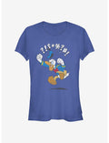 Disney Donald Duck Angry Donald Jump Girls T-Shirt
