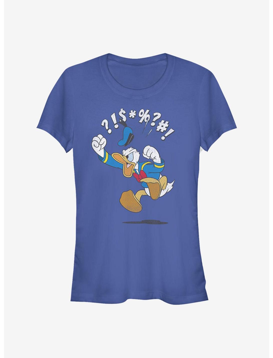 Disney Donald Duck Angry Donald Jump Girls T-Shirt