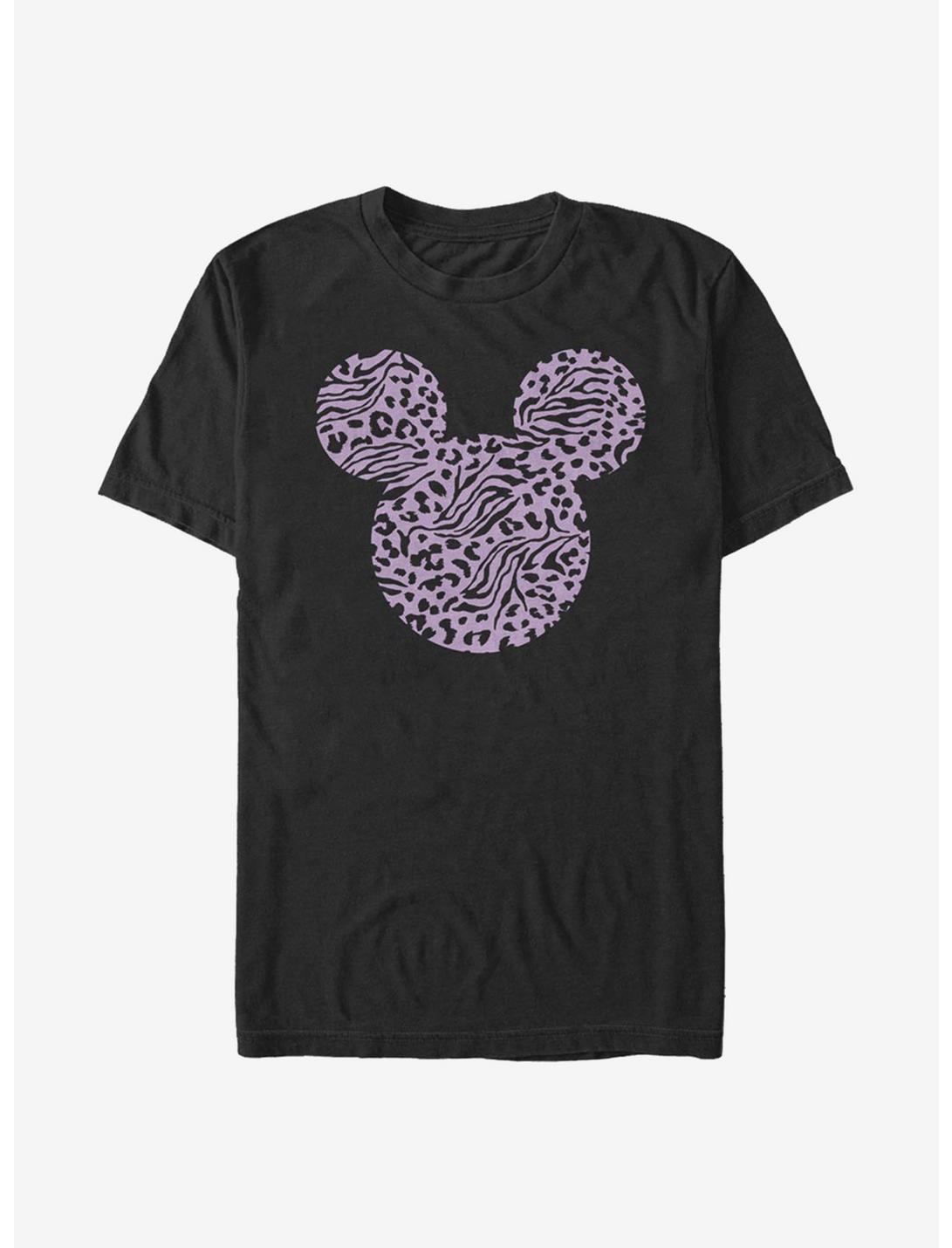 Disney Mickey Mouse Mickey Zebra Cheeta Fill T-Shirt