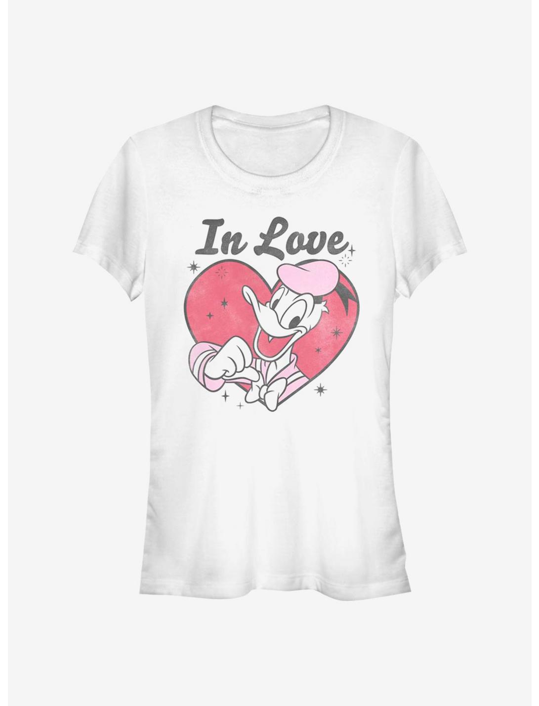 Disney Donald Duck In Love Donald Girls T-Shirt