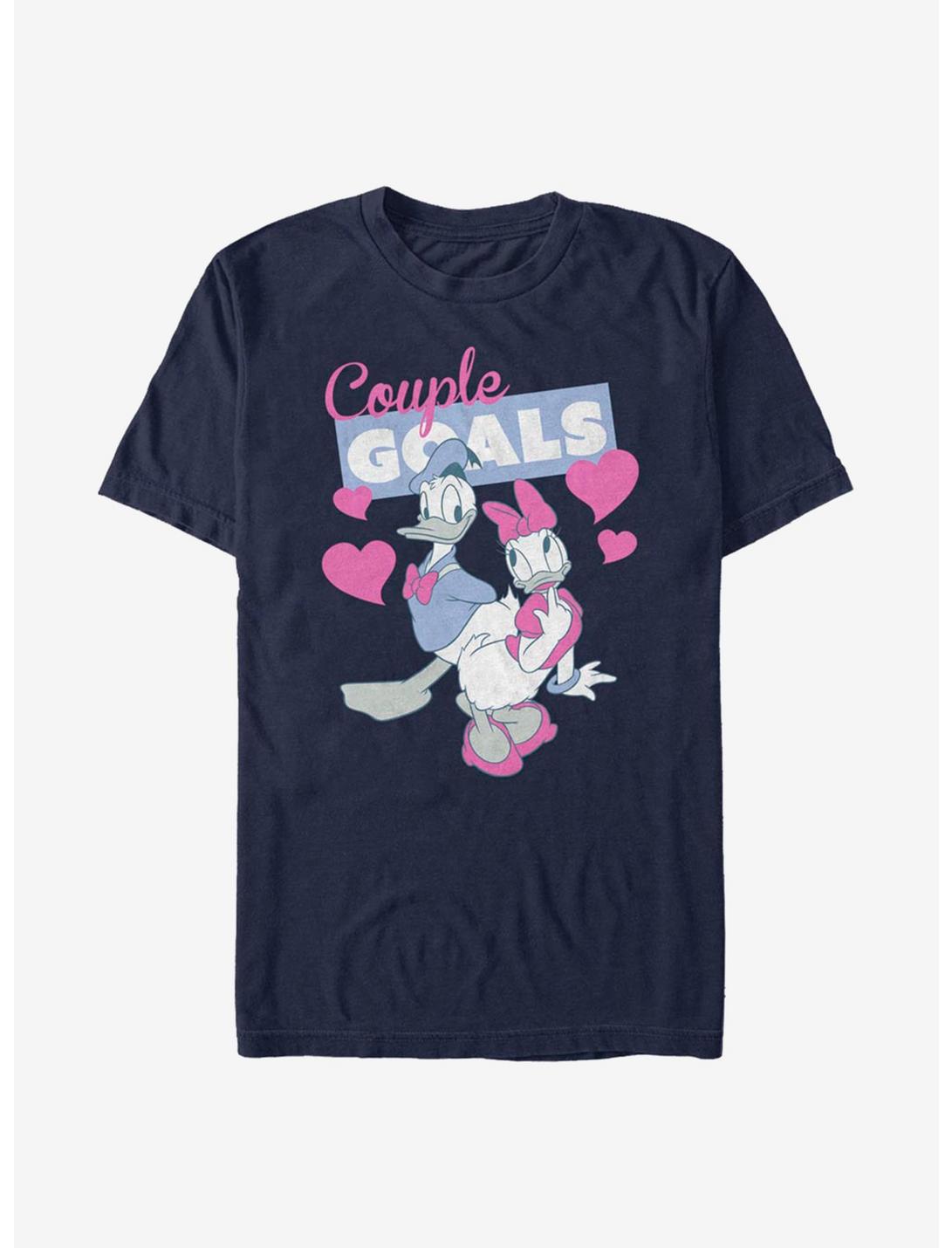 Disney Donald Duck & Daisy Duck Couple Goals T-Shirt
