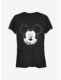 Disney Mickey Mouse Let Me Sleep Outline Girls T-Shirt