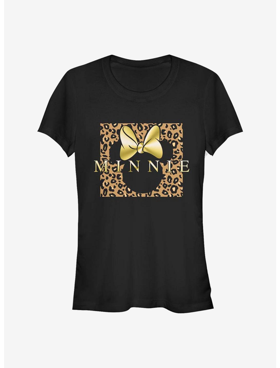 Disney Minnie Mouse Leopard Square Minnie Girls T-Shirt