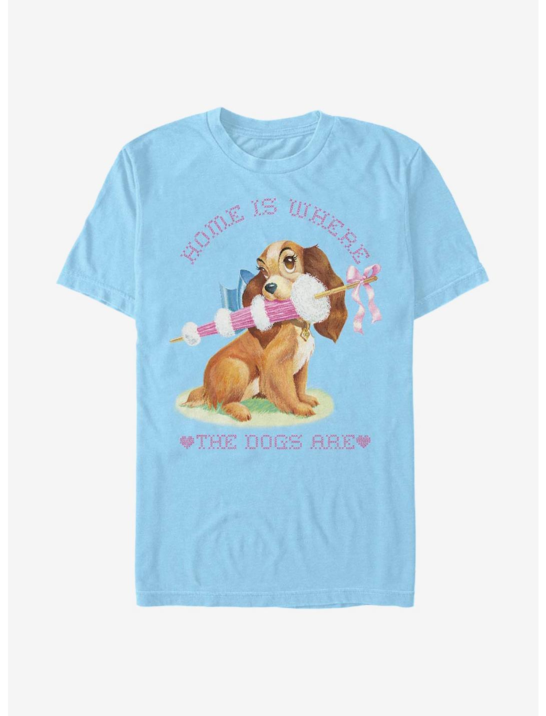 Disney Lady And The Tramp Home Is Where T-Shirt