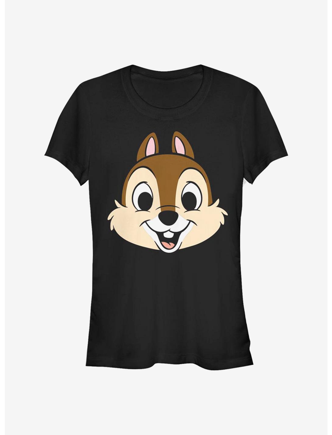 Disney Chip N' Dale Chip Big Face Girls T-Shirt