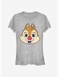 Disney Chip N' Dale Dale Big Face Girls T-Shirt