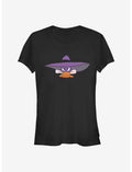 Disney Darkwing Duck Darkwing Bighead Girls T-Shirt