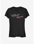 Disney Minnie Mouse Cursive Bow Girls T-Shirt