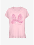 Disney Minnie Mouse Pink Leopard Girls T-Shirt