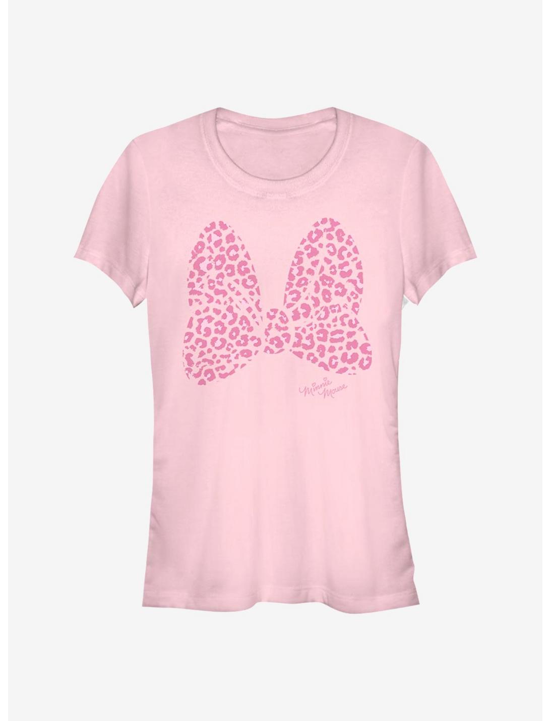 Disney Minnie Mouse Pink Leopard Girls T-Shirt