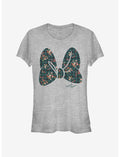 Disney Minnie Mouse Plaid Floral Bow Girls T-Shirt