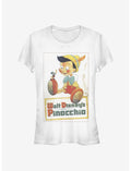Disney Pinocchio Vintaged Poster Girls T-Shirt