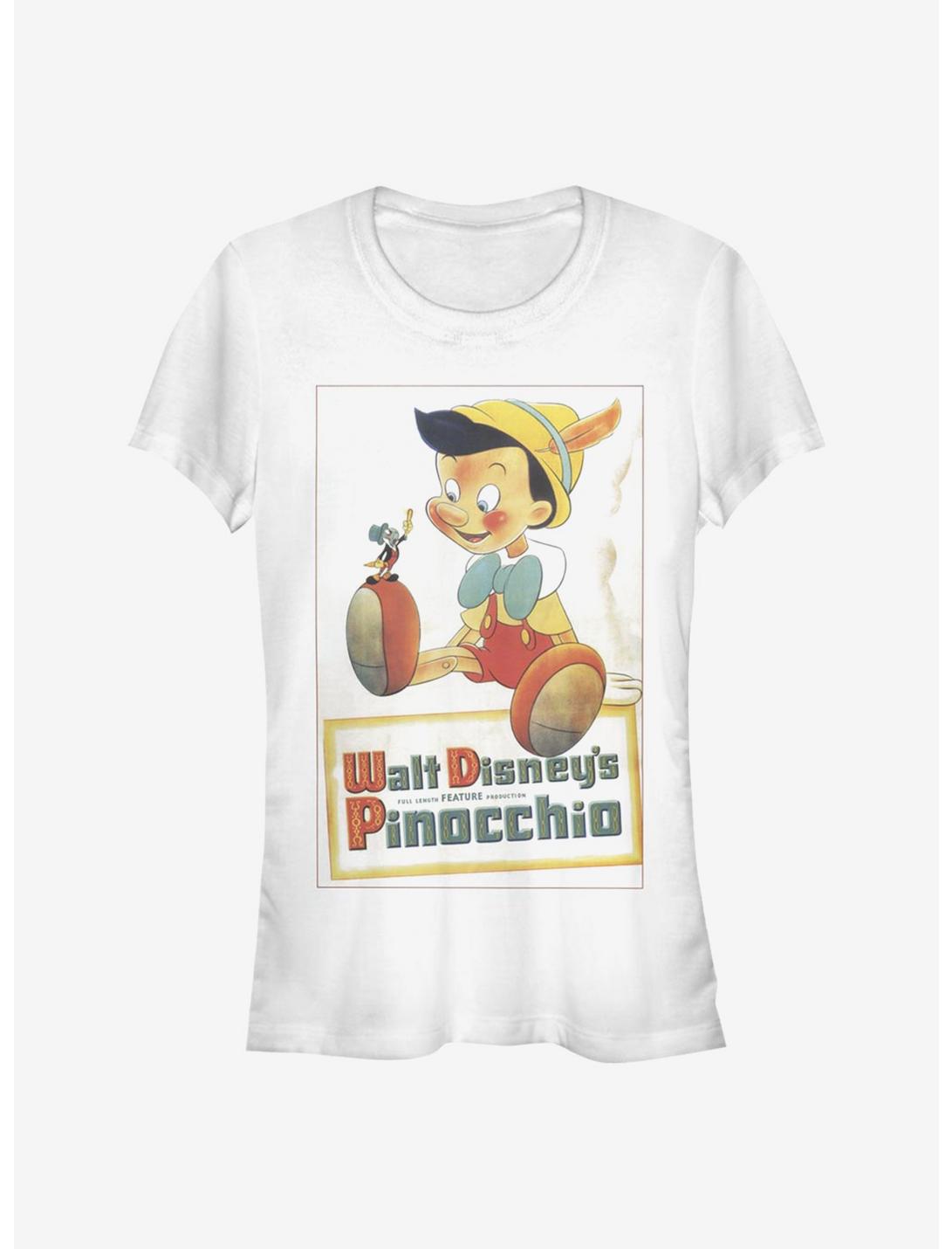 Disney Pinocchio Vintaged Poster Girls T-Shirt